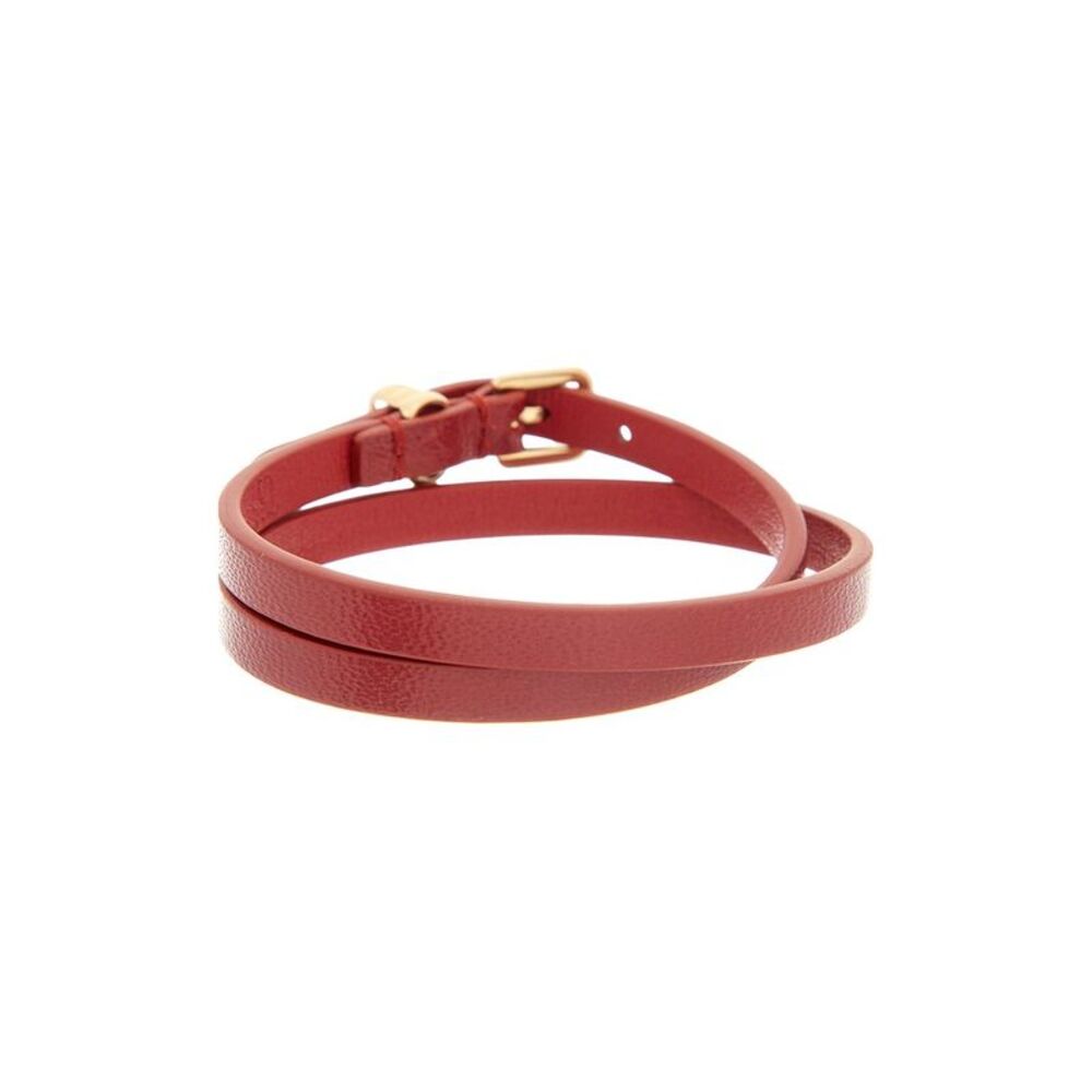 Valentino Vlogo Signature Leather Bracelet